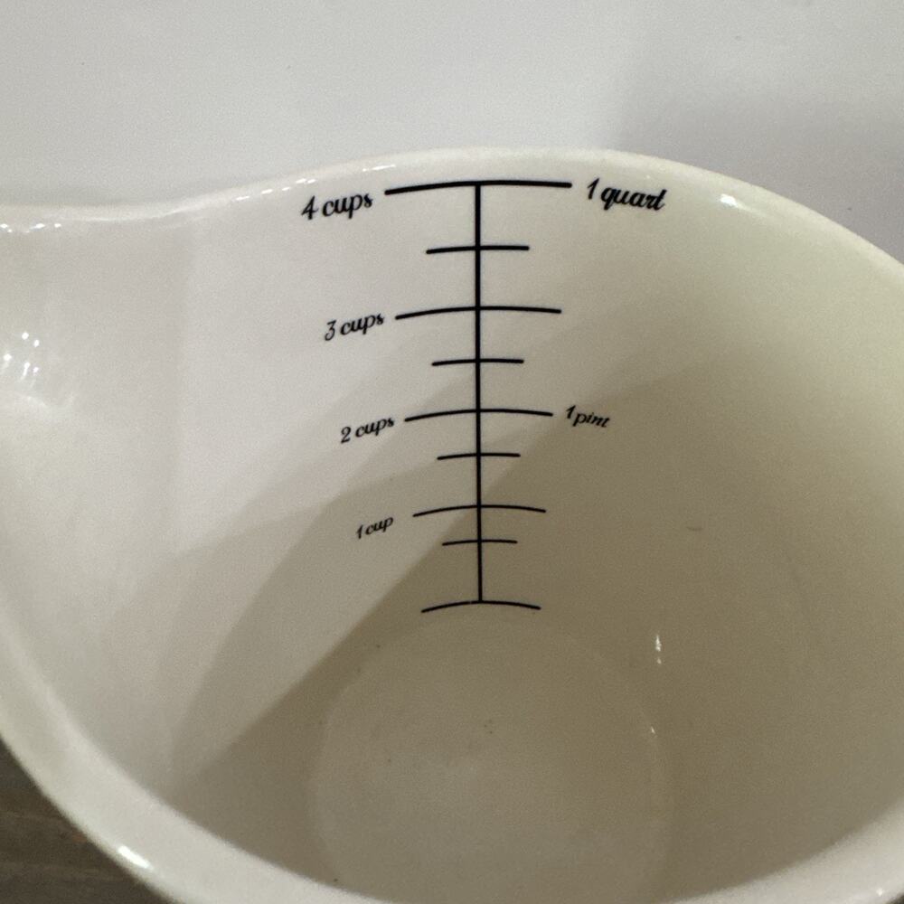 Pioneer Woman Floral 4 Cup 1 Quart Stoneware Love Beyond Measuring Cup Pitcher - Picture 3 of 11